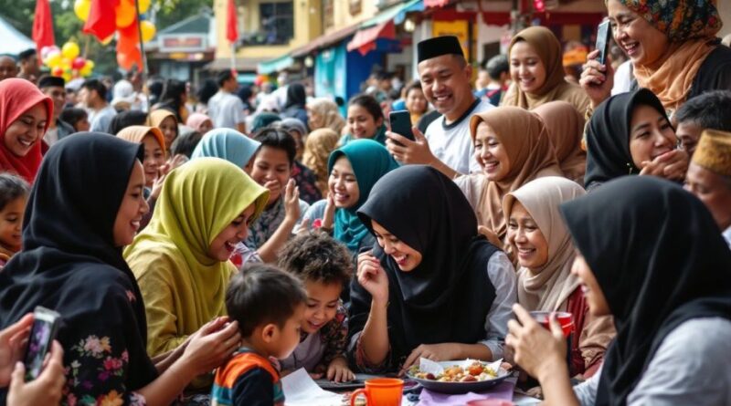 Kegiatan sosial masyarakat Aceh yang penuh kebersamaan.